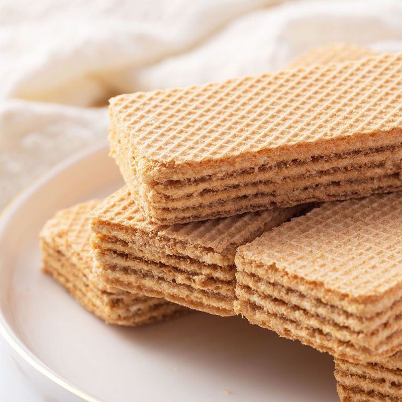 坚果威化5斤装坚果巧克力威化饼干夹心饼休闲零食整箱批发