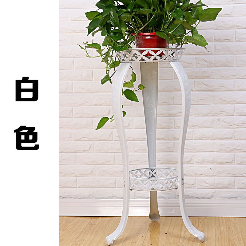 欧式地面客厅阳台花盆架多层铁艺花架绿萝多肉落地式花盆架