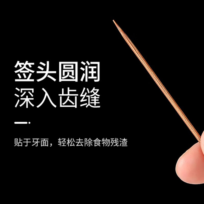 芳草地 炭化牙签(400支装)高清大图