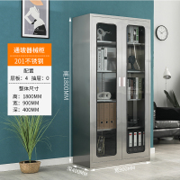 DXBG不锈钢文件柜档案柜资料柜器械柜储物柜仪器柜201全不锈钢通玻柜