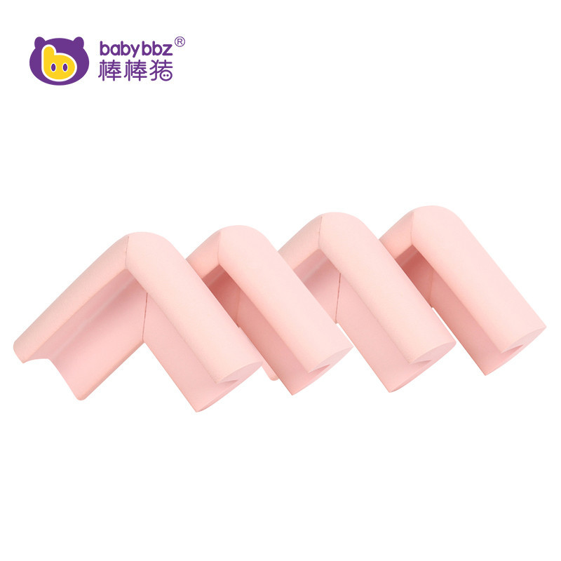 [棒棒猪]L型防撞角4个装(BBZ-02A)粉色