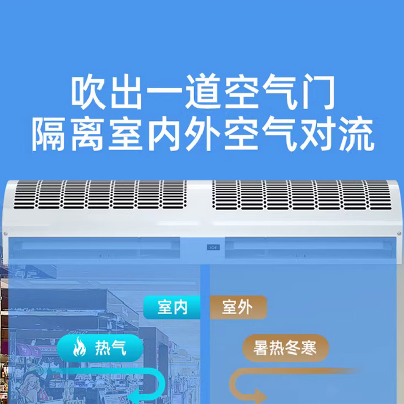 美瑞欧 风幕机 商用风帘门口空气幕隔风超市冷库 0.6米经典按键款600mm*220mm*140mm(单位:台)高清大图
