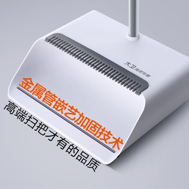 大卫 F2扫把加大加长簸箕套装组合梳齿软毛扫地笤帚簸箕图片