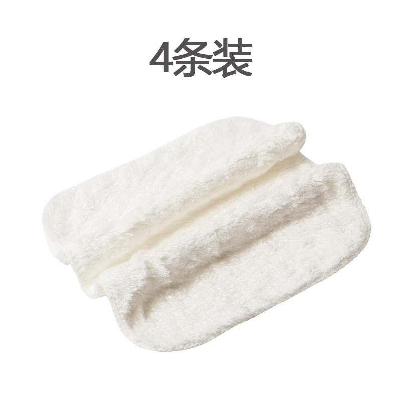 出口日本加厚吸水抹布不沾油不掉毛厨房用品洗碗巾去油毛巾洗碗布|4条装