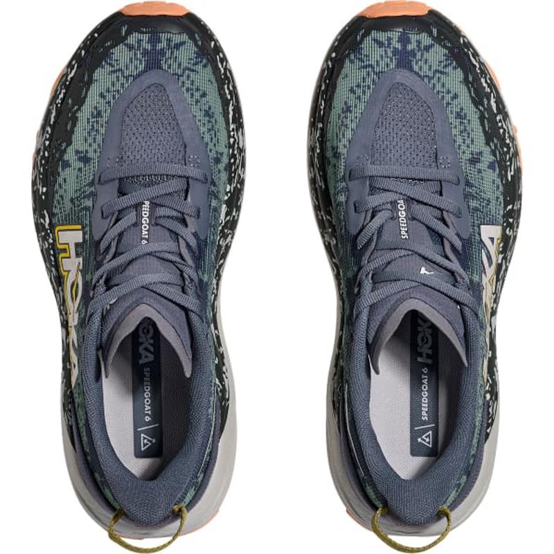 Hoka One One越野跑鞋轻便缓震抓地防滑女款透气舒适高清大图