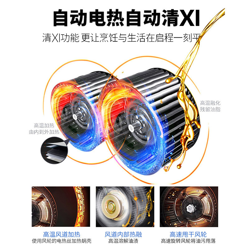 [行业精选]先科SAST/T6-2 天然气 18(m3/min)强劲吸力 自动清洗 烟灶联动双重立体消毒 集成灶