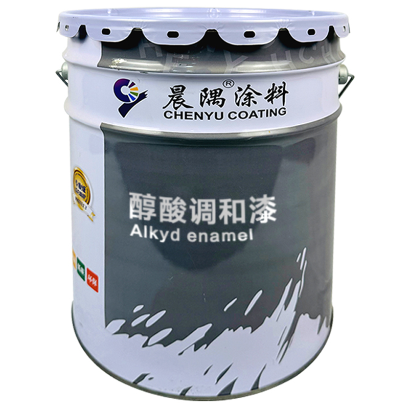 晨隅 醇酸调和漆 红4kg/桶高清大图