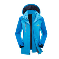 户外冲锋衣男女西藏三合一户外秋冬季加厚可拆卸原宿登山服KXR1866