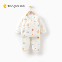 童泰新款新生儿衣服婴幼儿纯棉和服套装0-3月初生宝宝内衣两件套