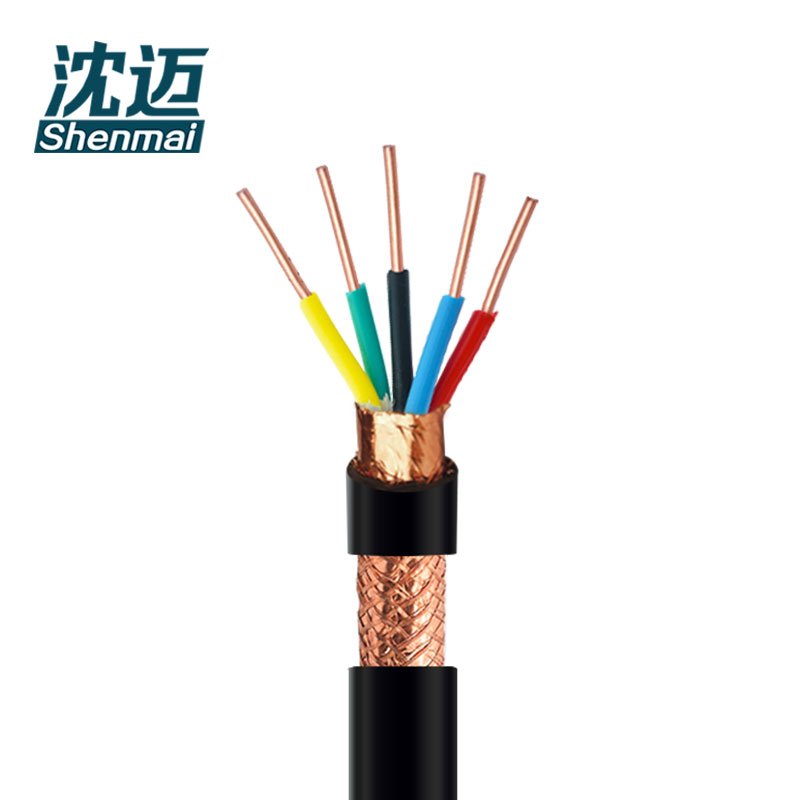 沈迈 铜芯电缆 ZR-KVVP-450/750V-5*1.5平方毫米 /米高清大图