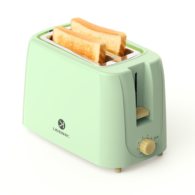 烤面包机家用小型多士炉多功能全自动早餐机烤吐司机懒人神器薄荷绿