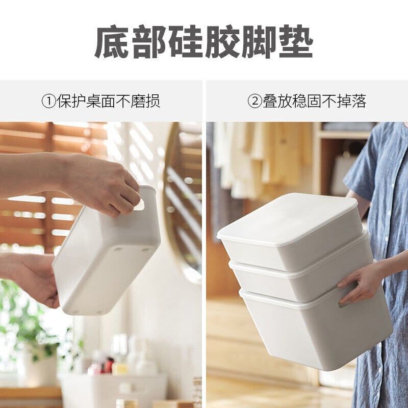 慧吉厨房收纳零食杂物收纳篮 大号(10个)图片