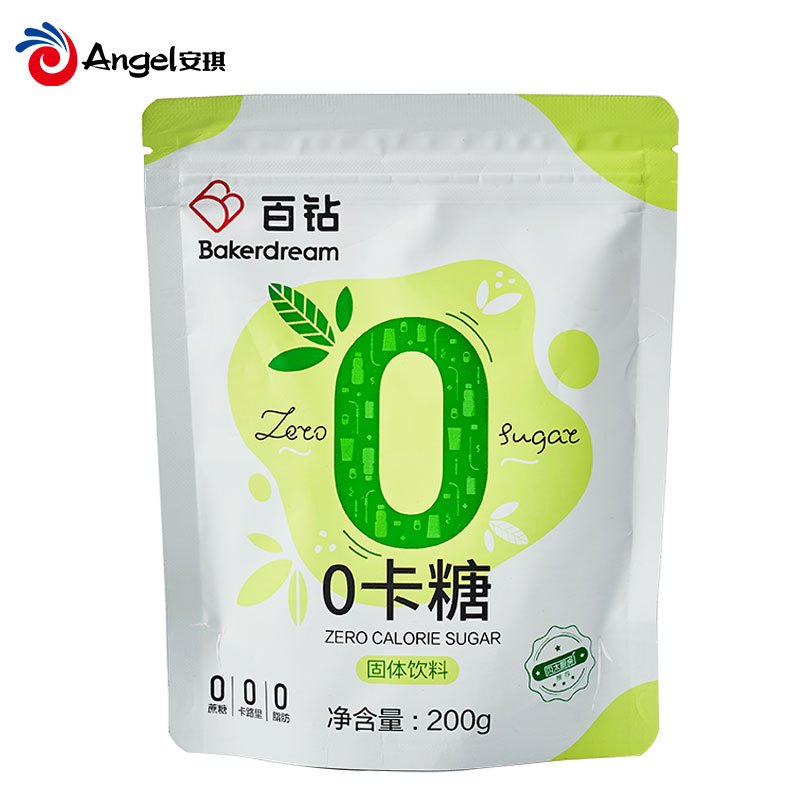 百钻0卡糖200g零卡糖0脂肪赤藓糖醇甜菊糖苷代糖家用饮品烘焙原料烘焙