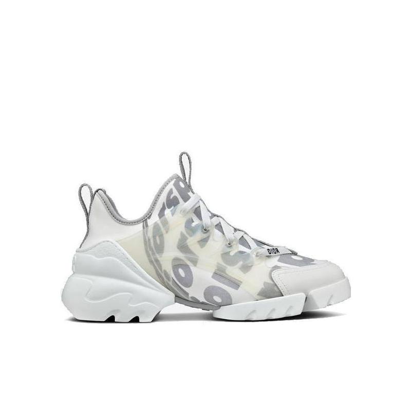 迪奥(Dior)女跑步鞋系带固定橡胶鞋底休闲运动鞋