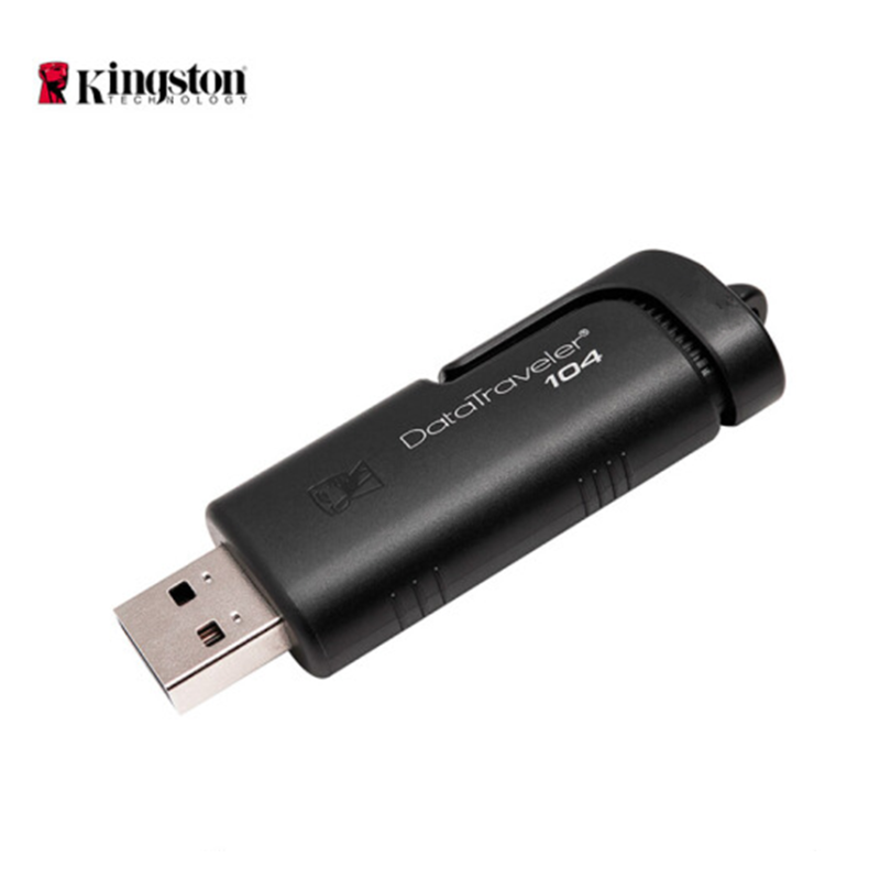 金士顿（Kingston） DT104 U盘 黑色 时尚便利 16GB