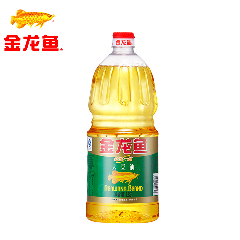 金龙鱼 大豆油精炼一级 1.8L口味清香 新老包装随机发货