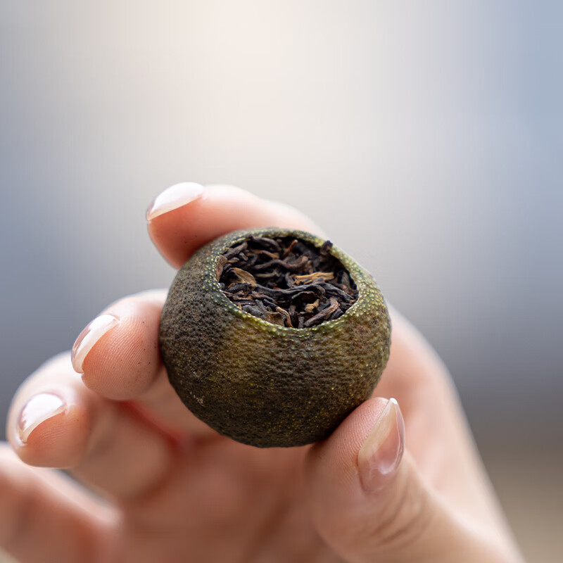 津乔普洱2024年津味小青柑云南古树茶叶三年陈熟茶新会东甲柑普茶250g高清大图