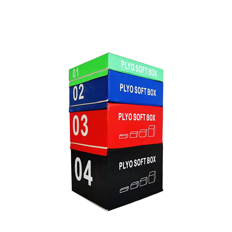 猎邺 四级海绵跳箱体能训练跳凳跳马爆发力再生棉一套 LY014