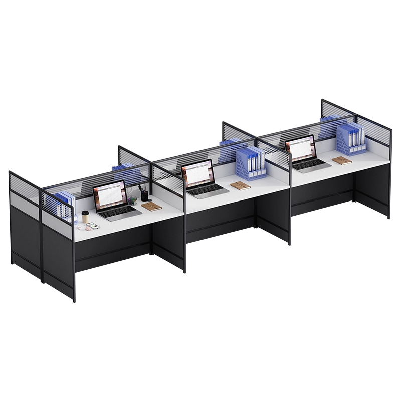 中豫鑫泽 ZYXZ5031426 职员桌屏风工位职员办公桌 对坐六人位