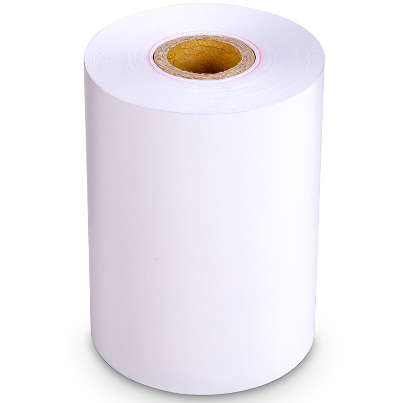 得力 3144 80*60mm*27m 热敏收银纸 2卷/筒 25筒/ 箱（一箱装）端口平整 印字清晰收银纸