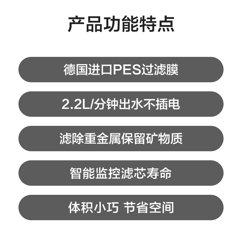 [母婴定制·医药级过滤]3M厨下式家用直饮净水器新智能SW29型直饮机 2.2升大流量超滤机 [零售云款]