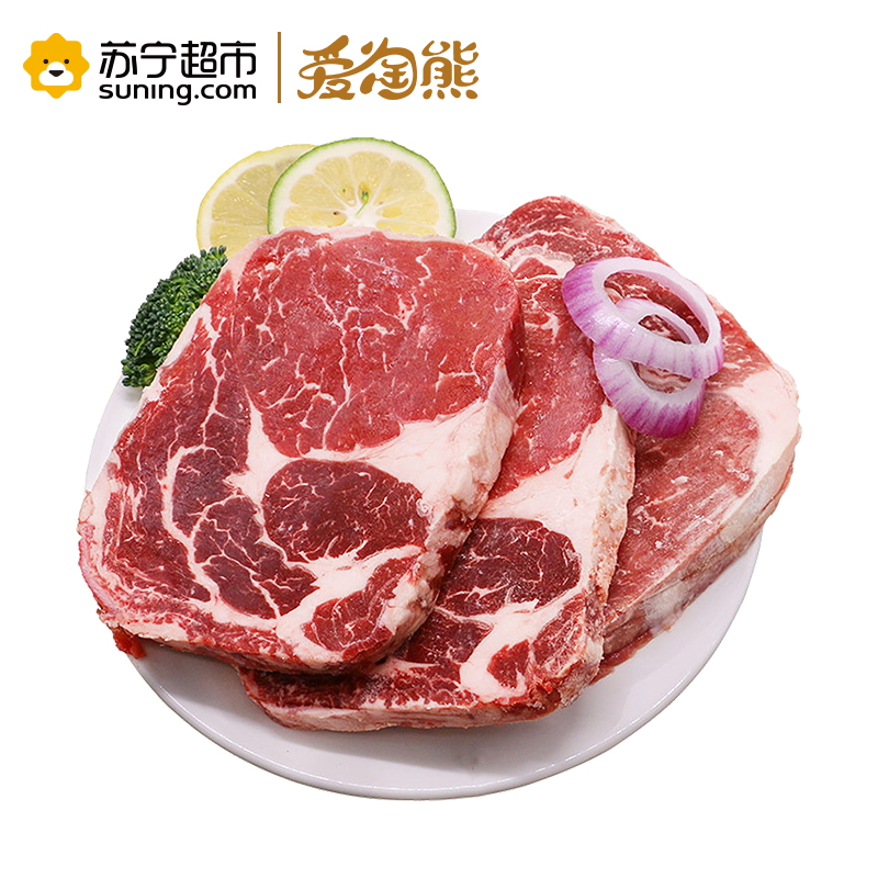 爱淘熊 澳洲原切谷饲100天眼肉牛排150g