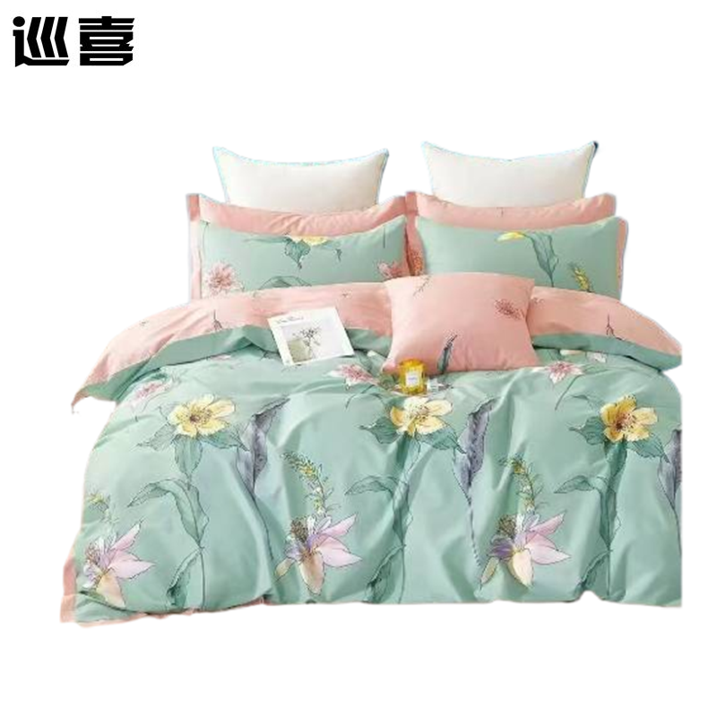 巡喜 铂金匹马棉四件套 200X230cm (套)高清大图