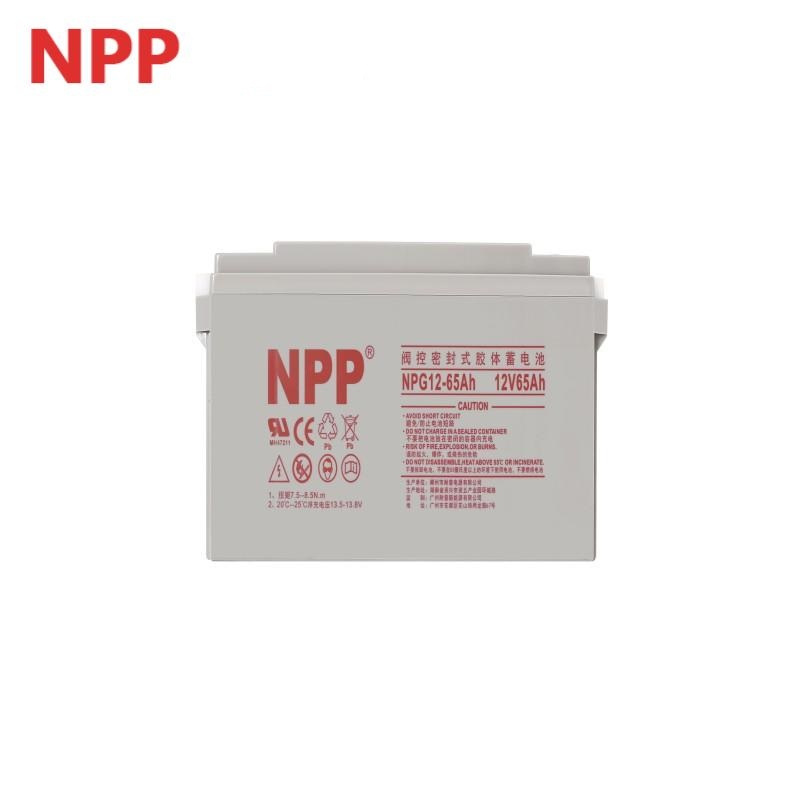 NPP蓄电池NPG12-65Ah 12V65Ah高清大图