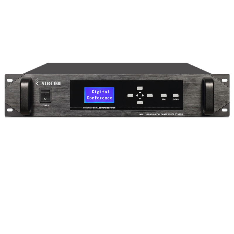 XIRCOM(捷讯)XC-6100M数字式手拉手会议系统主机(黑色)高清大图