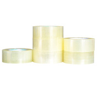 得力(deli) 30932 封箱胶带/普透胶带/打带/打包胶带 6只装