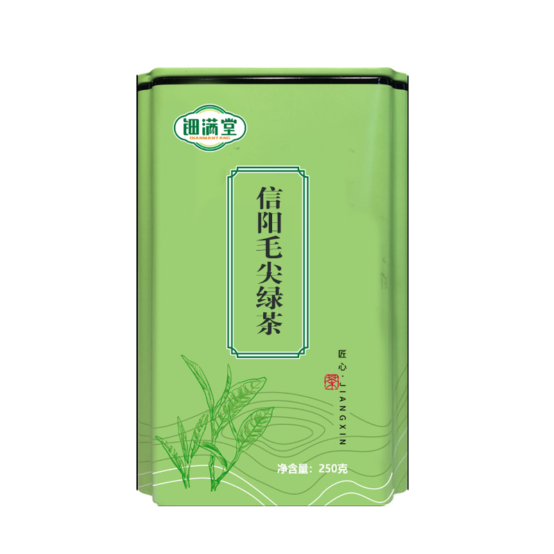 钿满堂信阳毛尖绿茶250克/罐