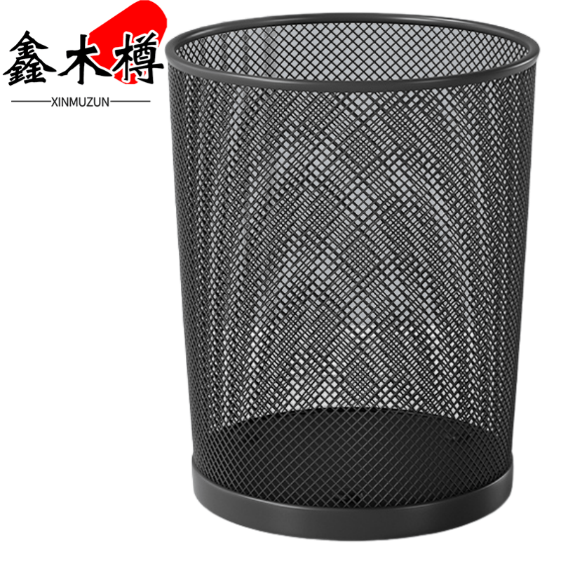 鑫木樽网格垃圾桶大号个高清大图