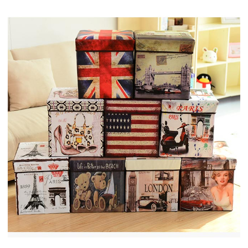 收纳凳子储物凳可坐成人沙发小凳子家用时尚创意收纳箱神器换鞋凳