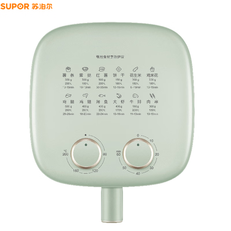 苏泊尔SUPOR空气炸锅多功能智能控温不粘锅高效健康烹饪家用电器高清大图