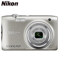 尼康(Nikon) COOLPIX A100 (银) 数码相机 屏幕2.7英寸有效像素约2005万 电池类型锂电池