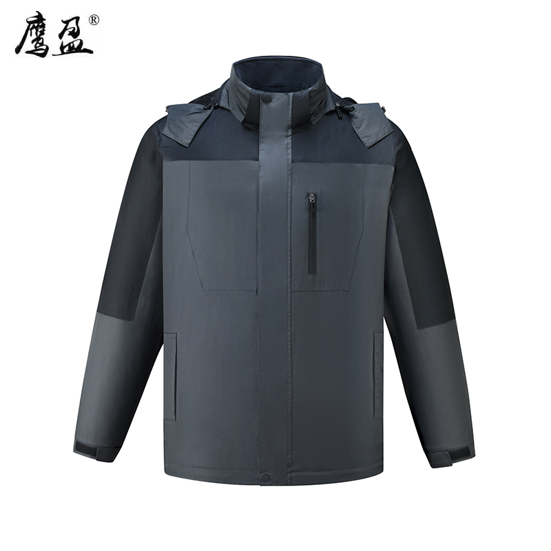 鹰盈 冲锋式防寒棉服 各码 一件高清大图