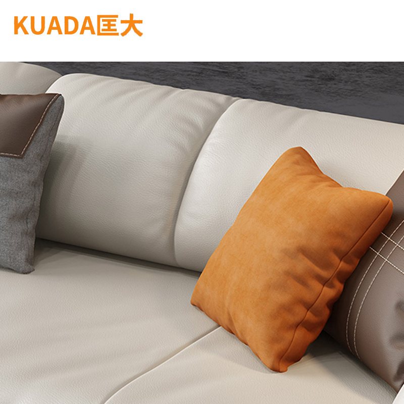 匡大 沙发 接待沙发三人位沙发+贵妃 KDT537高清大图