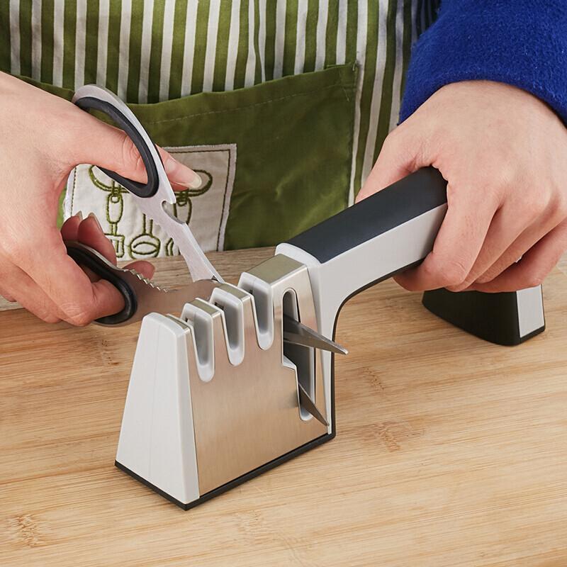 磨刀器家用定角快速磨菜刀神器金刚石刀多功能磨剪刀厨房用具