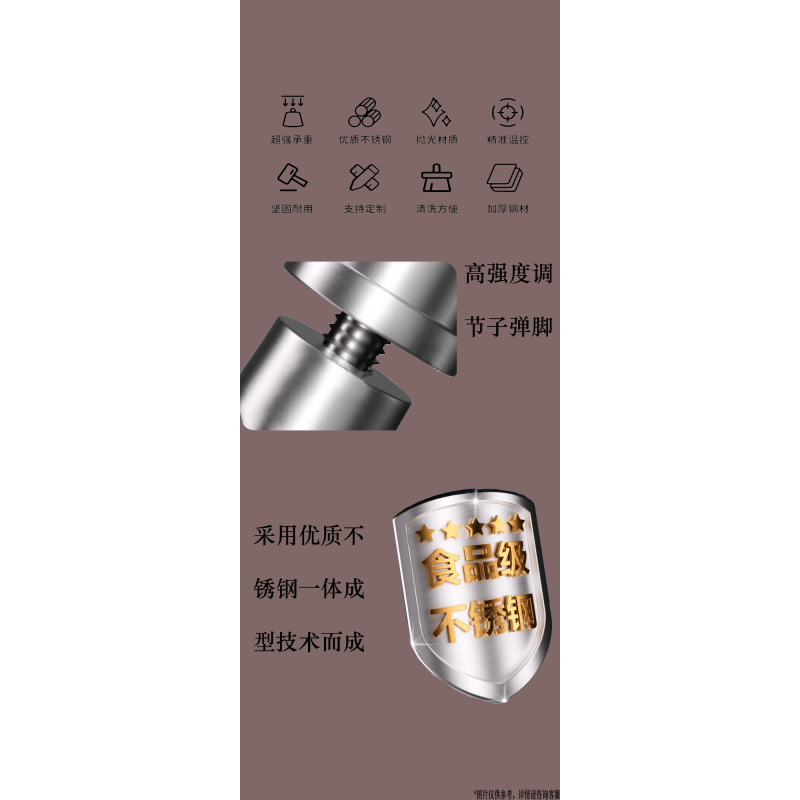 瑞宇牌商用简易保温售饭台/1800*700*800mm/201#1.0mm/不含份数盆