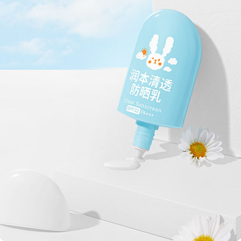 润本(RUNBEN) 清透水润 隔离防晒乳 50g(SPF32/PA+++)高清大图