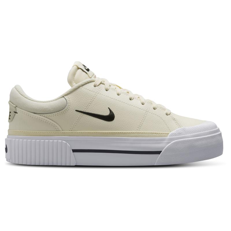 耐克(NIKE)经典复古增高休闲运动鞋女款舒适百搭室内训练鞋 Pale_Ivory/Black/Muslin 40