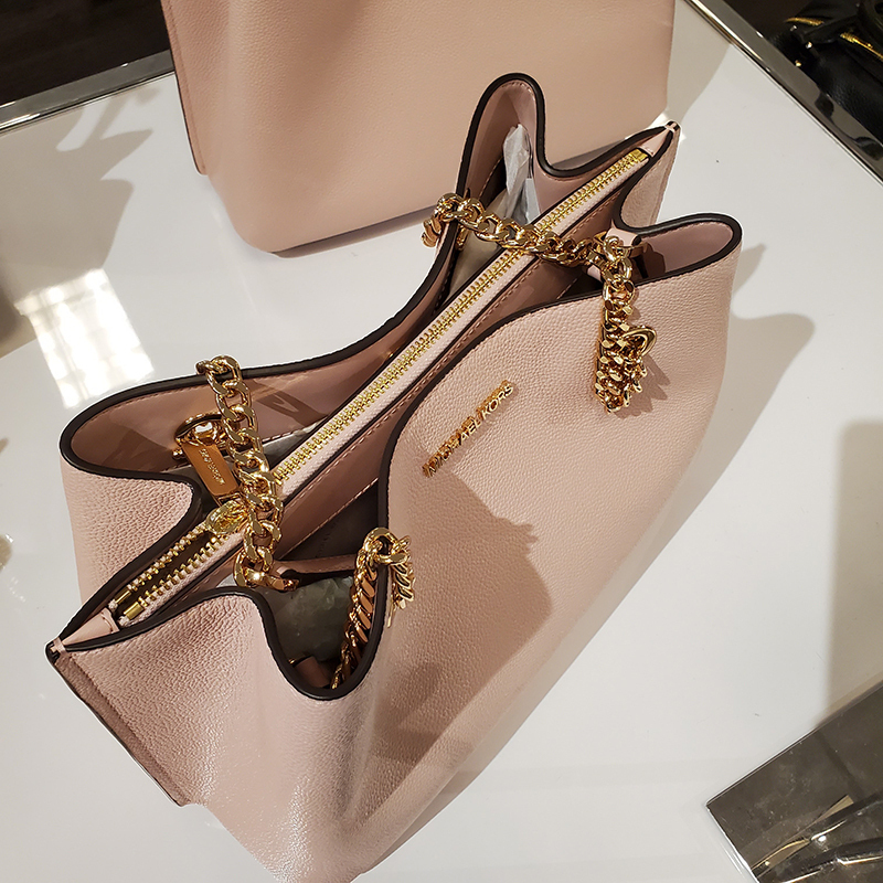 【直营】迈克·科尔斯(MICHAEL KORS)TEAGEN系列真皮拉链款女士手提包单肩包斜跨包 女包