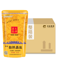 大清淮盐自然晶盐食用盐350gx50袋整箱装 无碘盐未加不含碘家用盐不含抗结剂 17500g