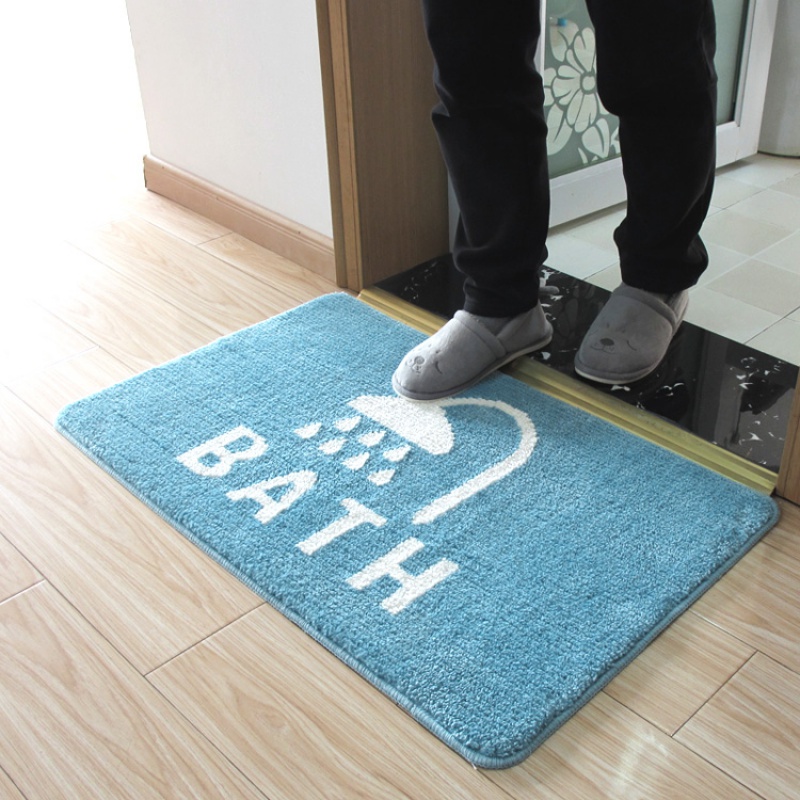 卫生间地毯垫脚垫卫浴口洗手间厕所吸水地垫浴室防滑垫高清大图