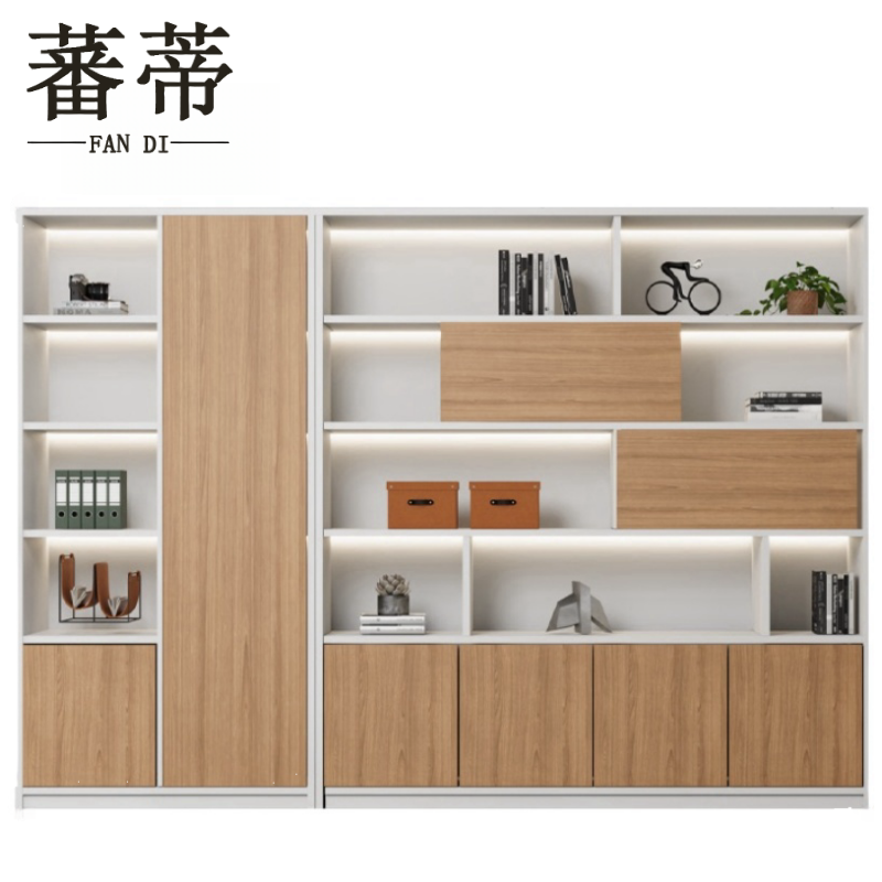 蕃蒂 书柜六门 台
