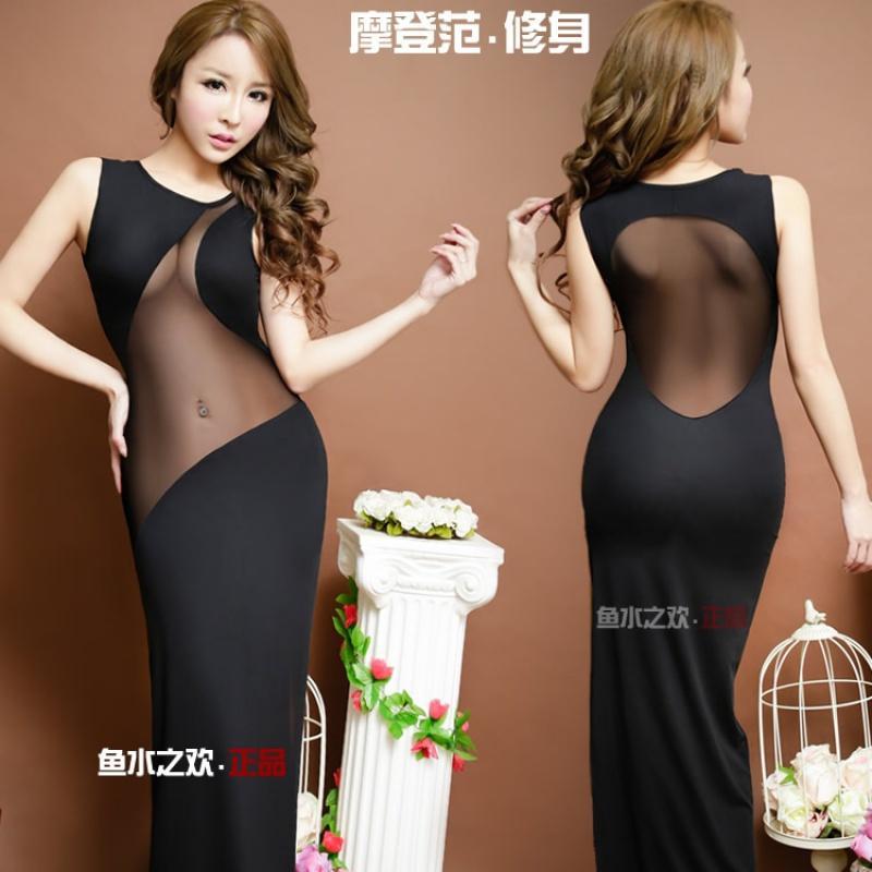 透视旗袍夫妻情趣内衣女露乳激情套装骚极度诱惑黑色性感睡衣