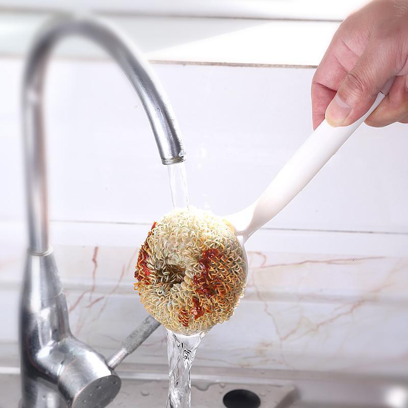 清洁球厨房洗碗家用刷锅纳米钢丝球不丝麦饭石用刷球刷