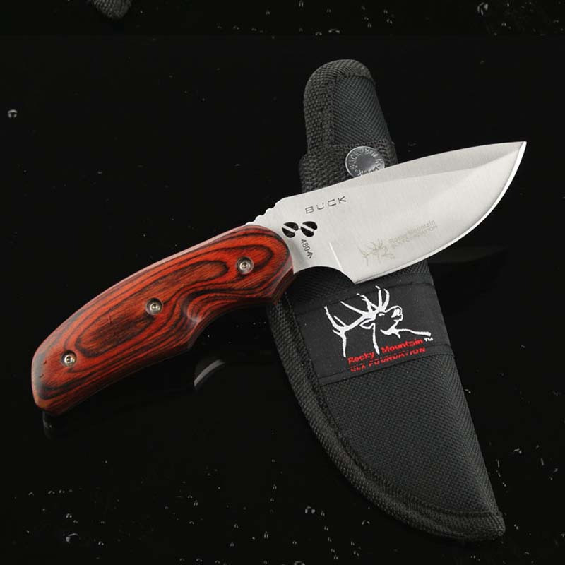 户外小刀 野营丛林战术小刀 探险刀便携刀 逃生刀 战术一体直刀