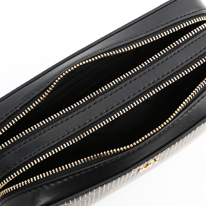 Michael Kors/迈克·科尔斯女士牛皮相机包32F8GF5M5T黑金色039