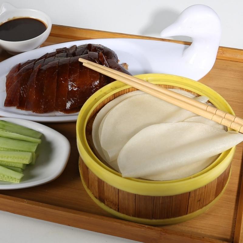 北京烤鸭饼皮薄饼面皮春饼京酱肉丝饼2060100张筋饼皮家庭特惠薄饼20